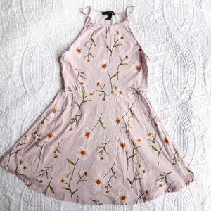 Forever 21 pink floral dress